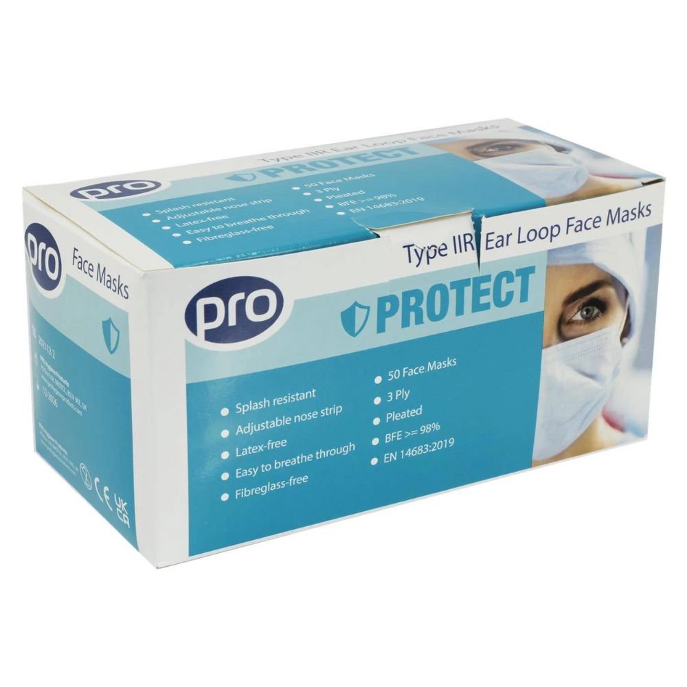 Mascarillas respiratorias para partículas con válvula UniProtect FFP3, paquete de 20