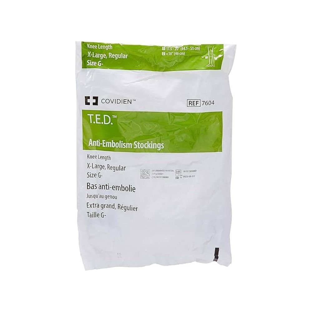 Medias hasta la rodilla antiembolismo TED XL Regular
