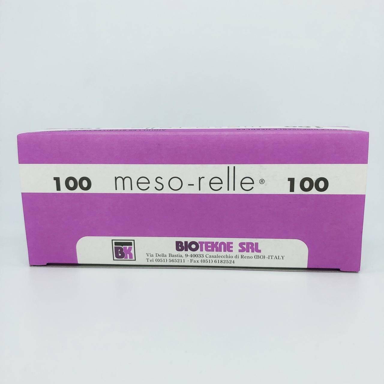 Aguja de mesoterapia Meso-relle de 6 mm y 32 g de color rosa
