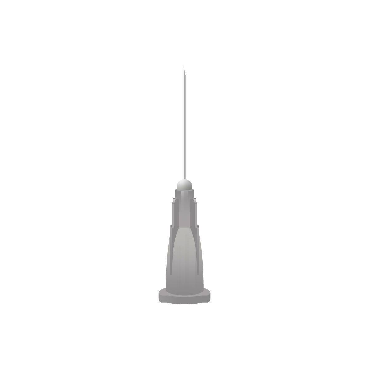 Agujas de microlance BD de 27 g, grises, 0,75 pulgadas (19 mm x 0,4 mm)
