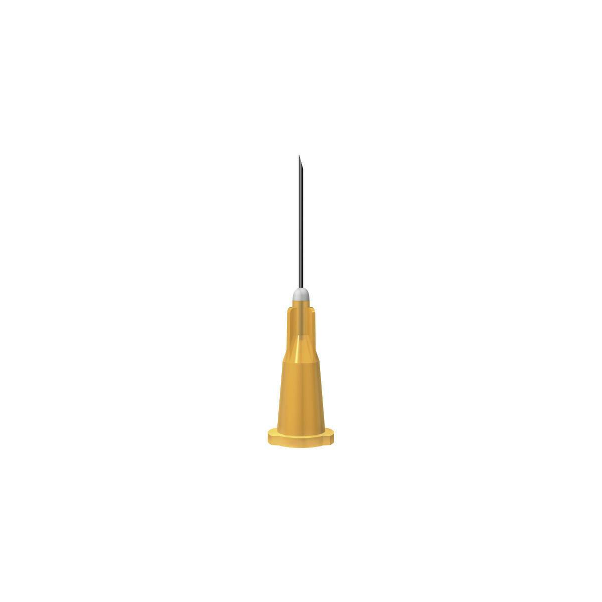 Agujas Sterican BBraun de 5/8 pulgadas y 25 g de color naranja