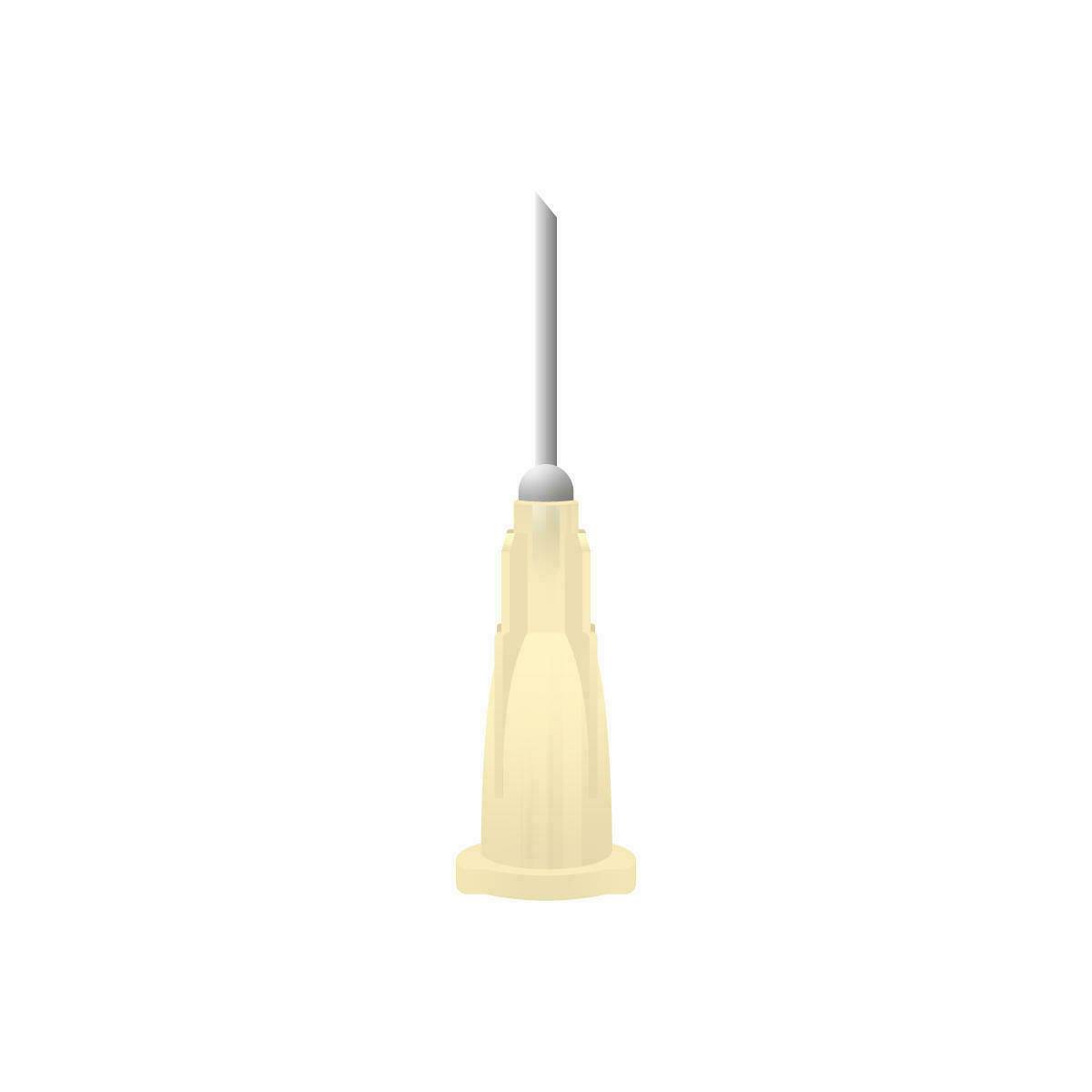 Agujas desechables Agriject de 18 g y 3/4 de pulgada con eje de polietileno