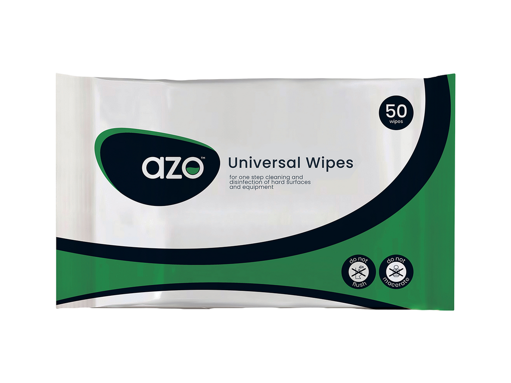 Azo Toallitas Limpiadoras y Desinfectantes Universales 50 toallitas