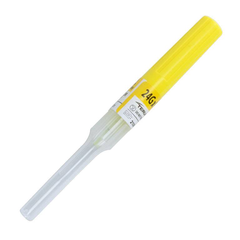 Catéter intravenoso Terumo Surflo de 24 g, 3/4 de pulgada, 15 ml/min