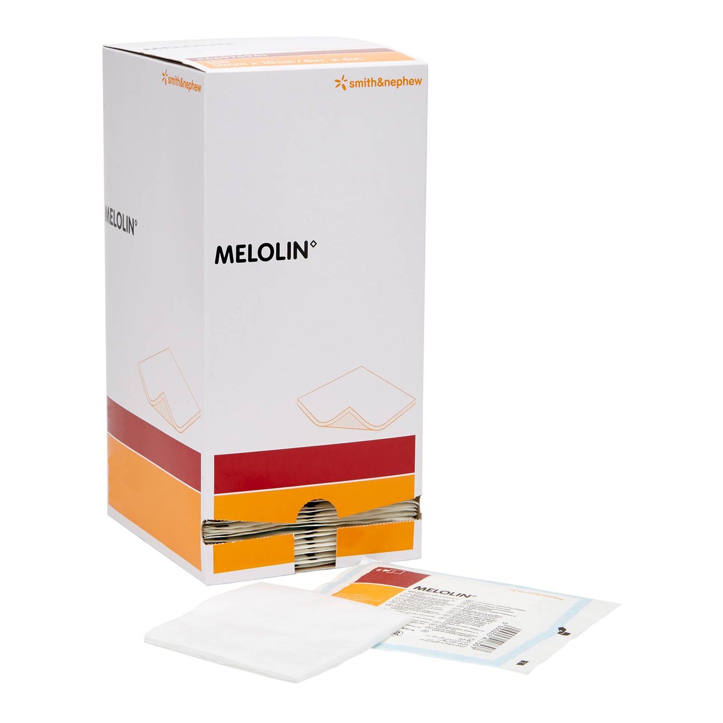 Apósitos estériles absorbentes de baja adherencia Melolin de 10 cm x 10 cm