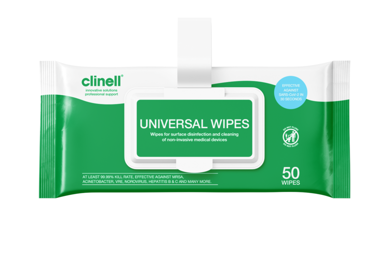 Clinell Toallitas Universales Clip Pack 50