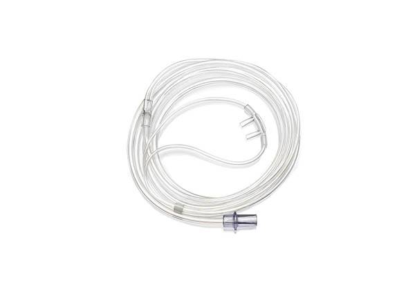 Cánula nasal para adultos con puntas rectas y tubo de 1,8 m