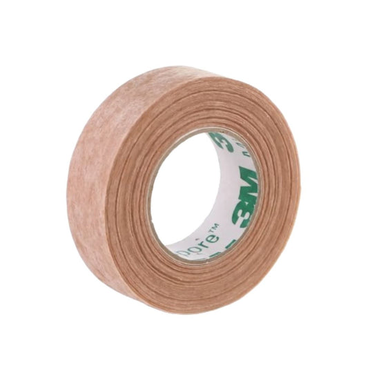Cinta quirúrgica de color tostado con microporos de 3M, 1,25 cm x 9,1 m