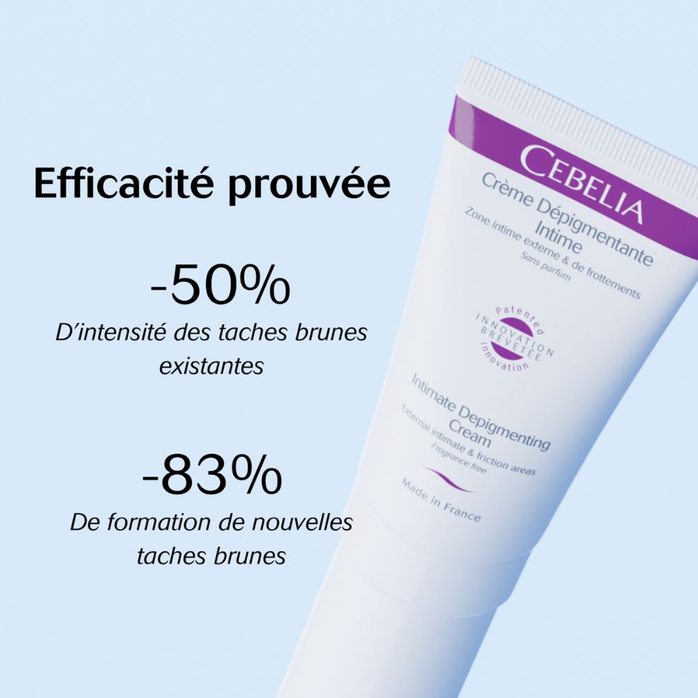Crema despigmentante íntima CEBELIA de 30ml