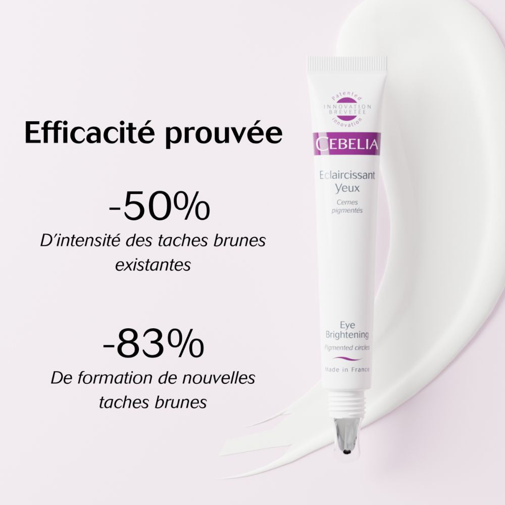 Crema iluminadora para el contorno de ojos CEBELIA 10ml