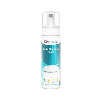 Espuma Limpiadora Corporal Sin Enjuague Omnitex 200ml