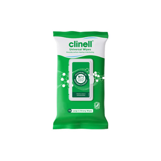 Toallitas universales Clinell, paquete de 70