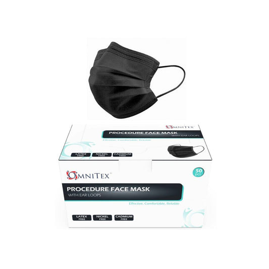 Mascarilla quirúrgica tipo IIR x 50 (negra)