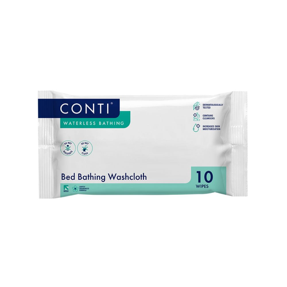 Conti Bed Toallita de baño ligeramente perfumada 10 toallitas