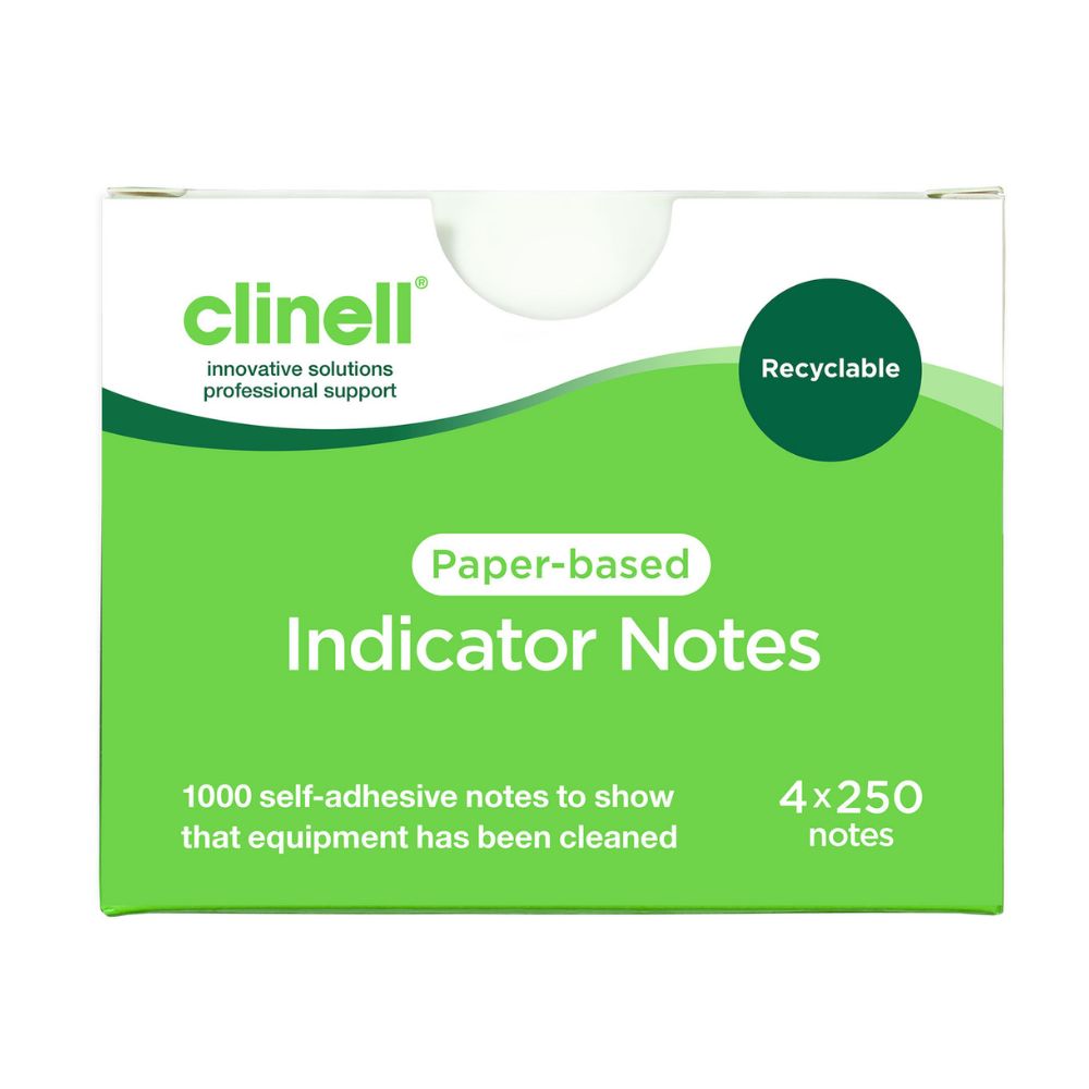 Notas Indicadoras Clinell Caja Verde de 4 x 250 Notas