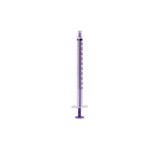 Jeringas desechables para alimentación oral/enteral CareTip de 1 ml