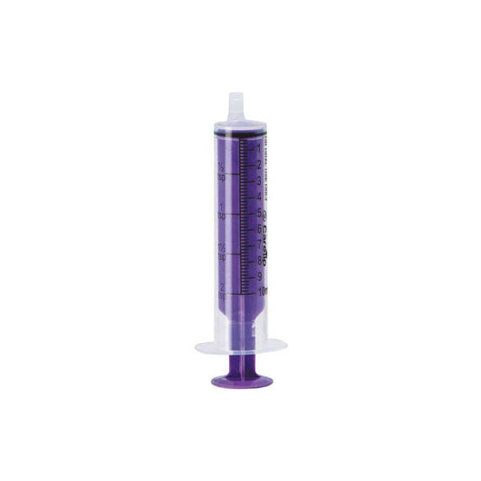 Jeringas desechables de alimentación oral/enteral CareTip de 10 ml