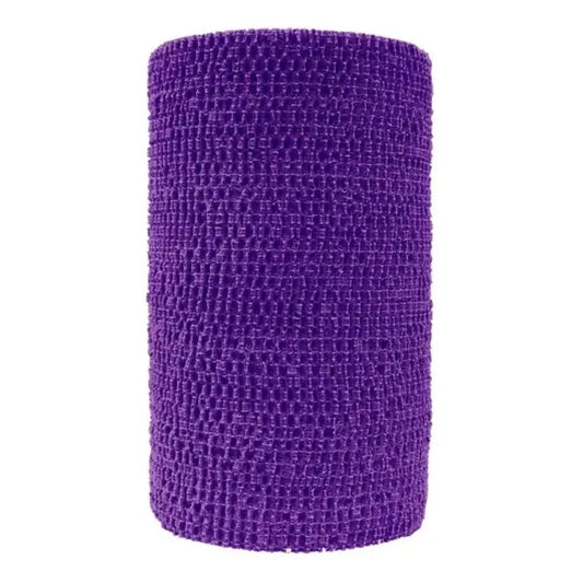 Venda elástica cohesiva morada de 10 cm x 4,5 m