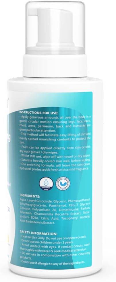 Espuma Limpiadora Corporal Sin Enjuague Omnitex 500ml