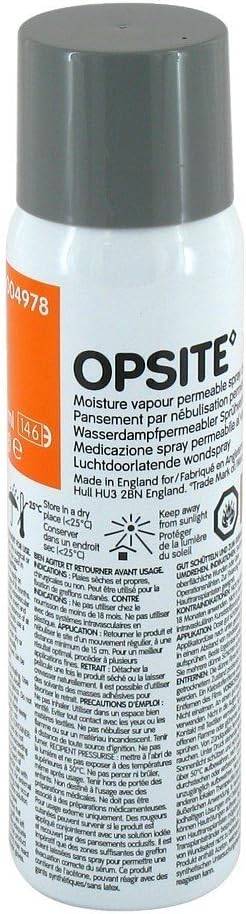 OpSite Spray de apósito de película de 100 ml: solución práctica para el cuidado de heridas