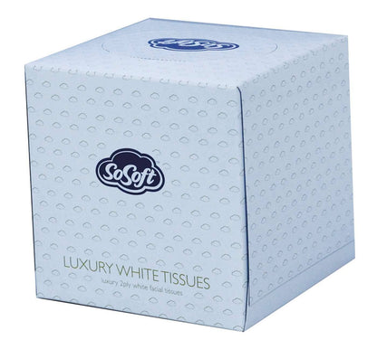 Caja de 70 pañuelos de papel de lujo SoSoft Cube