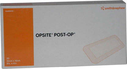 Apósito impermeable para uso postoperatorio Opsite de 20 cm x 10 cm