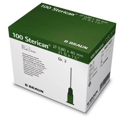 BBraun 21g Green 1.5 inch BBraun Sterican Needles 4657527 UKMEDI - UK Medical Supplies