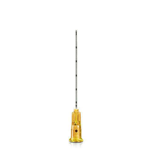 Cánula microfina FMC de 1,5 pulgadas (40 mm) de color naranja de 25 g