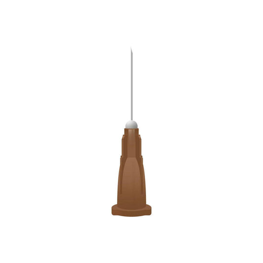 Agujas de microlance BD de 26 g, color marrón, 5/8 de pulgada (16 mm x 0,45 mm)