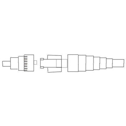 Paquete combinado de conector de drenaje hembra/macho