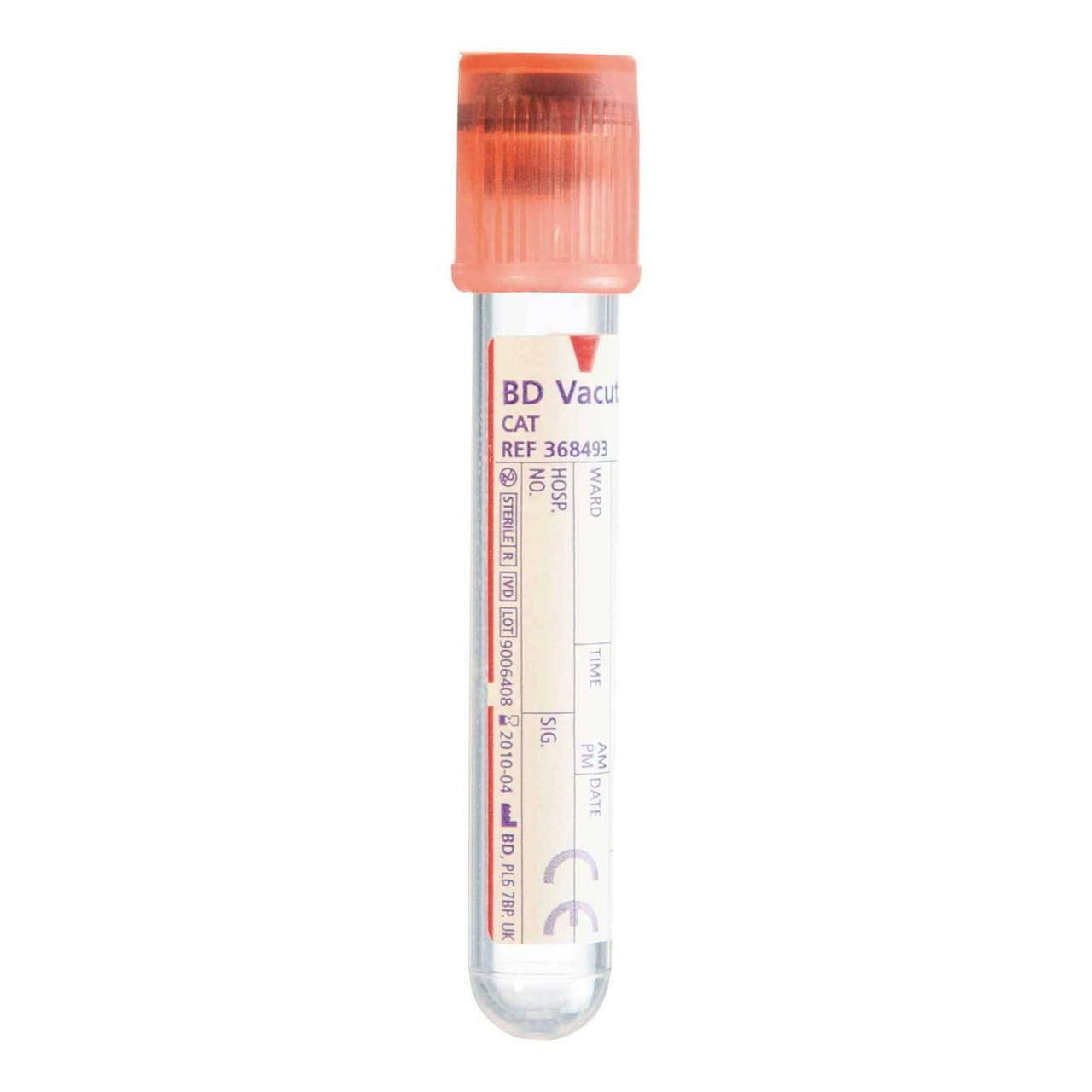 BD Vacutainer Tube Serum 6ml Tubos de recolección de sangre roja