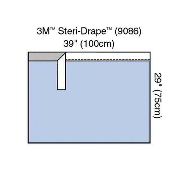 Toalla adhesiva 3M Steri-Drap de 100 cm x 75 cm