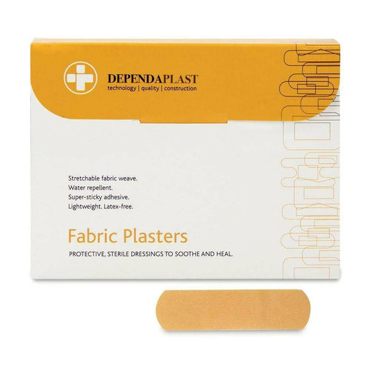 Dependaplast Fabric Plasters - 7.5cm x 2.5cm x 100 - UKMEDI