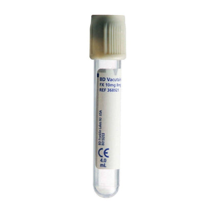 Tubos grises de extracción de sangre de fluoruro/oxalato de 4 ml del tubo BD Vacutainer