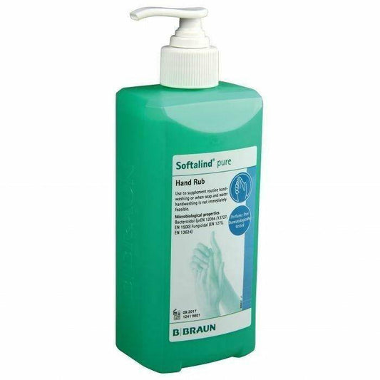 Botella Desinfectante de Manos Softalind Pure 1000ML - Bomba Dispensadora