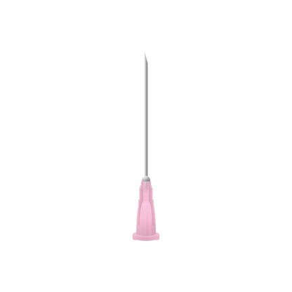 Agujas Microlance BD de 18 g y 1,5 pulgadas de color rosa