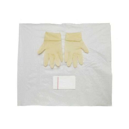 Polyfield Dressing Aid Blanco - Guantes de látex grandes