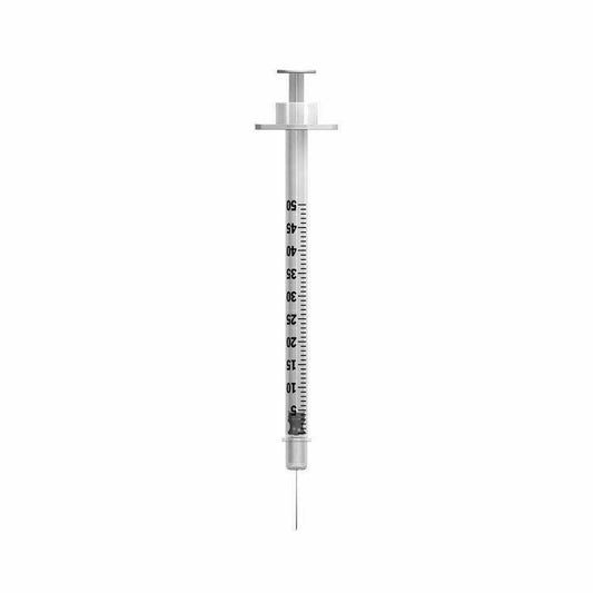 0.5ml 29g 12.7mm BD Microfine Syringe and Needle u100 324824 UKMEDI.CO.UK