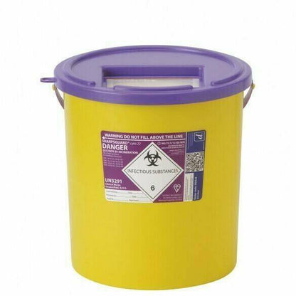 Contenedor para objetos punzantes Sharpsguard Purple Cyto de 22 litros