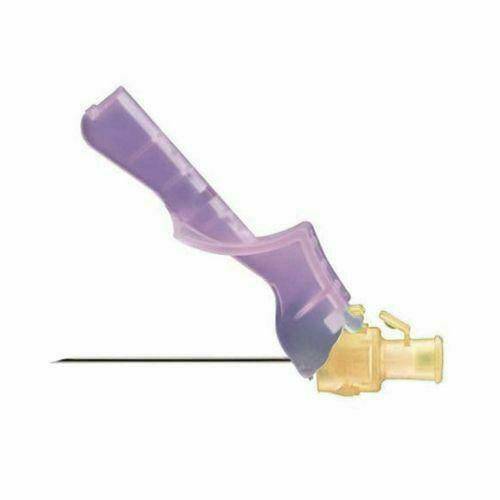 Aguja de seguridad BD Eclipse de 1/2 pulgada y 30 g, color amarillo