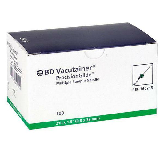 21g Aguja de extracción de sangre para muestras múltiples BD de 1,5 pulgadas