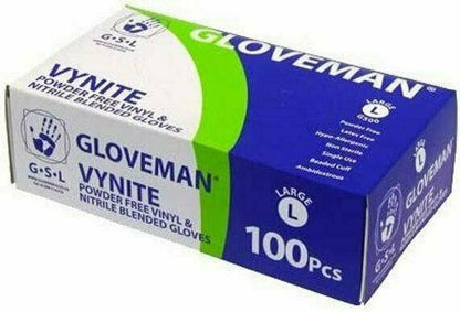 Guantes sin polvo Gloveman Blue Vynite