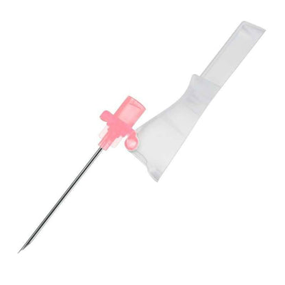 Aguja de seguridad Sterican de 1,5 pulgadas y 18 g, color rosa, de BBraun