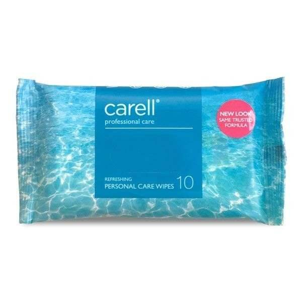 Carell Toallitas refrescantes para pacientes, paquete de 10