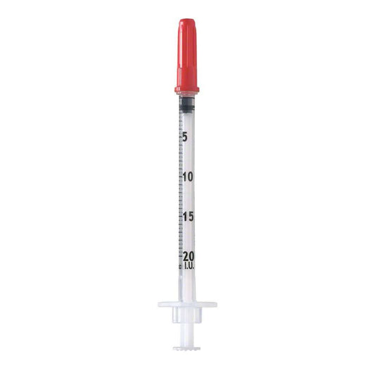 Jeringa U40 de 0,5 ml, 29 g x 0,5 pulgadas, con aguja fija