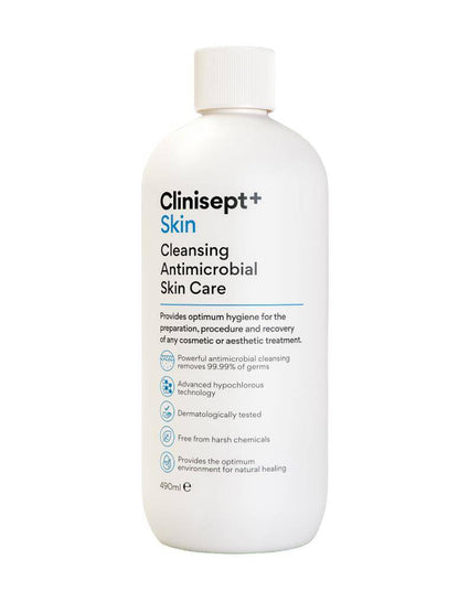 Clinisept+ Plus Cuidado de la piel antimicrobiano limpiador de la piel 490 ml