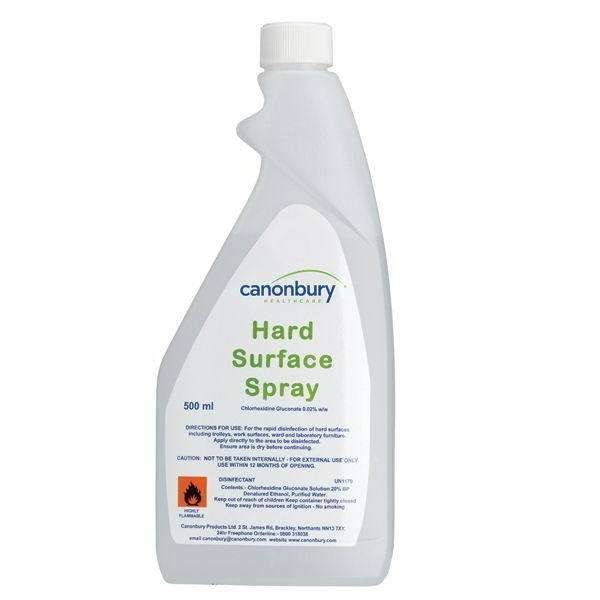 Spray de superficies con clorhexidina 500 ml