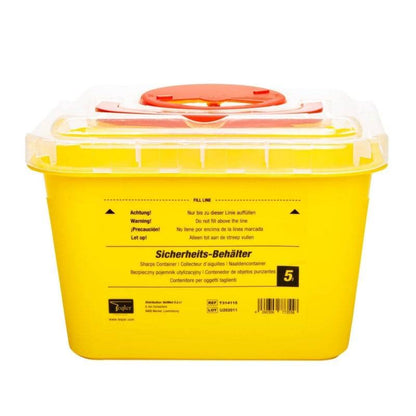 Contenedor de Puntas Amarillo Teqler de 5 Litros