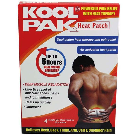 Koolpak - Koolpak Heat Patch 4 Pack - HEATP24 UKMEDI.CO.UK UK Medical Supplies