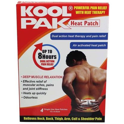 Paquete de 4 parches térmicos Koolpak